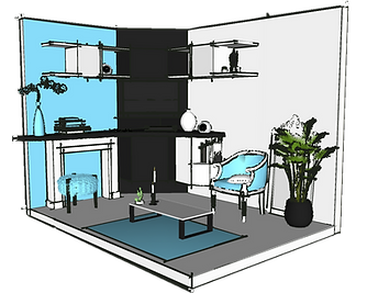 Exemple de rendu du concept Projeté