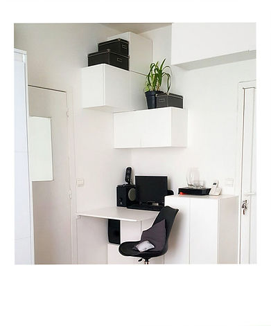 Bureau aménagé sur mesure.