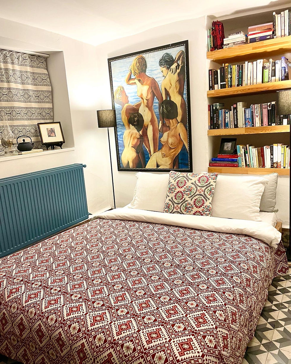 Thumbnail: Handwoven Bedspread - Turkish Pike