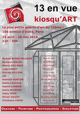 Kiosqu'ART - Nathalie Hurtier, sculpteur papier et Olivier Valézy, sculpteur pop-up carton 2016 © HURTIER