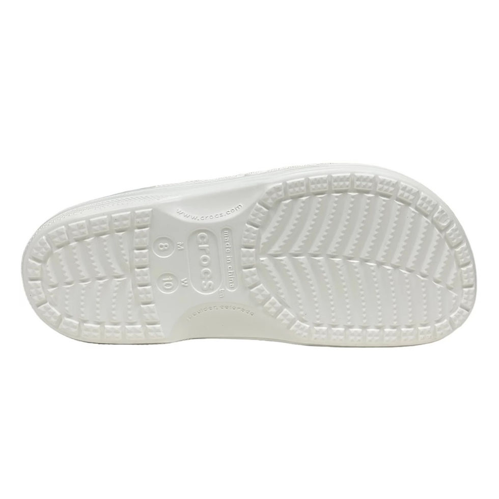 Прев'ю: Baya Lined Fuzz Strap Clog White / Grey