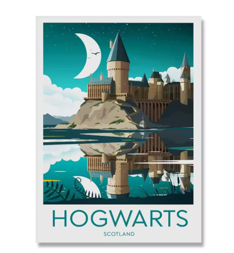 Limited Run Hogwarts Poster - Limited Run (1-150)