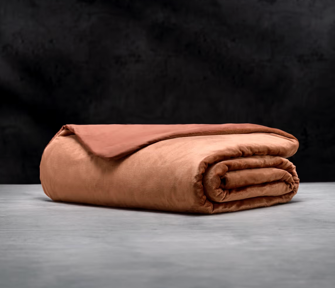 Orange Weighted Blanket
