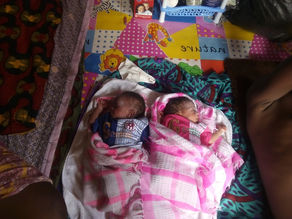 #MaternalCare: Anthonia and Her Beautiful Set Of Twins We Helped Deliver