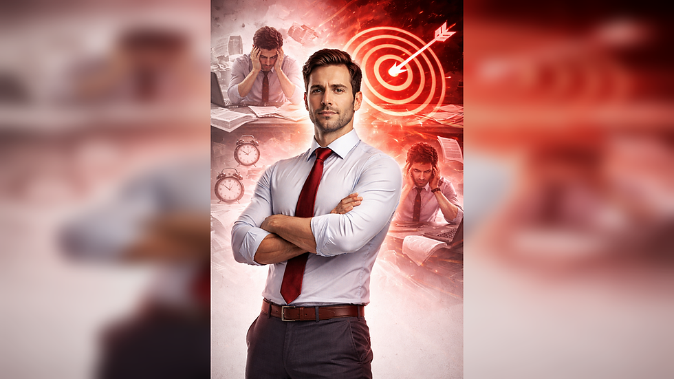 Wie zeigt sich beim AECdisc® roter Typ die Zielstrebigkeit und die Überforderung durch hohe Ansprüche an sich selbst