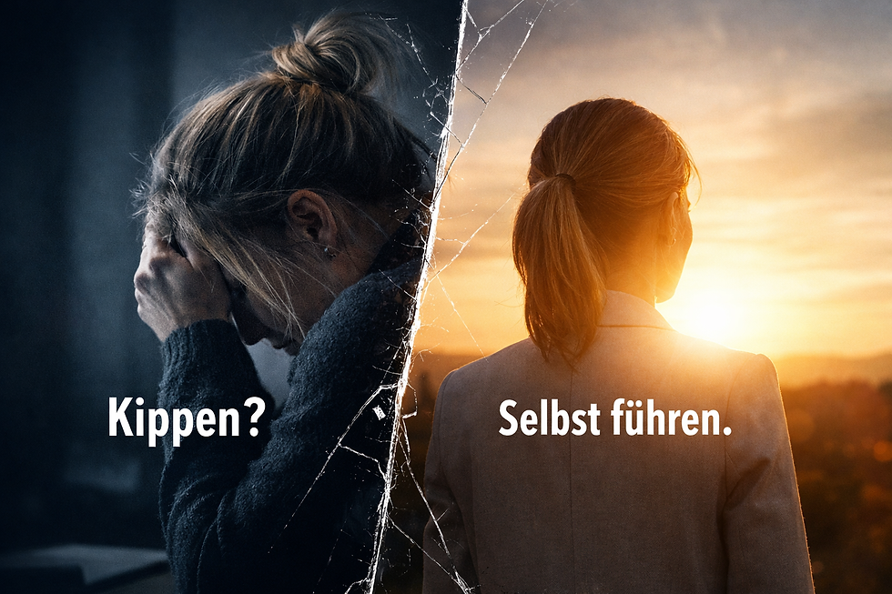 Kippen oder Selbstführung – dieser Moment entscheidet.