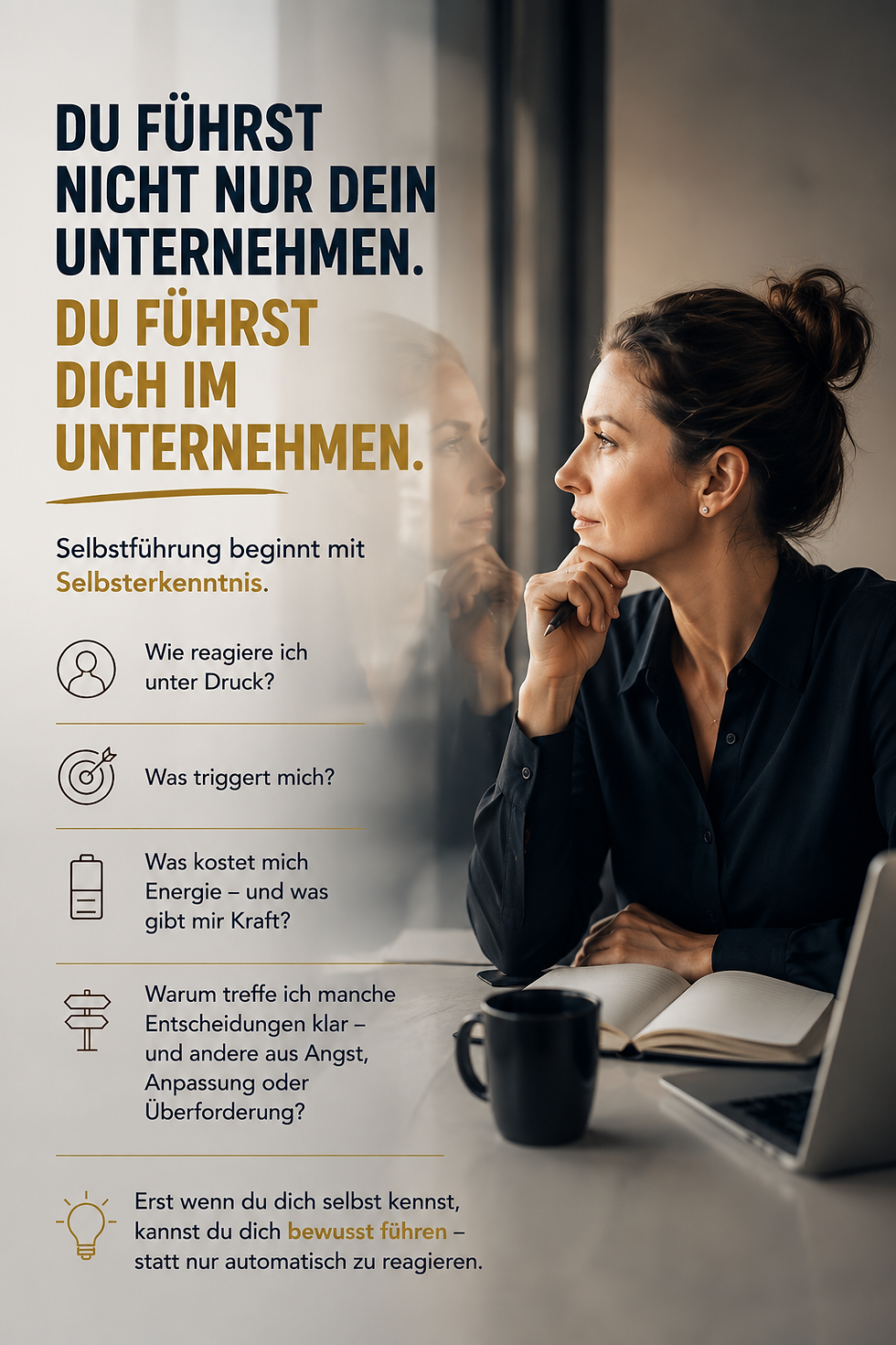 Du führst dich im Unternehmen
