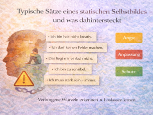 Typische Sätze eines statischen Selbstbildes – und was dahintersteckt