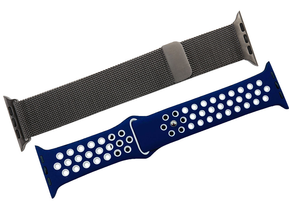 Thumbnail: Watch Straps - Apple Watch compatible Strap Twin Pack (42-49mm Large)