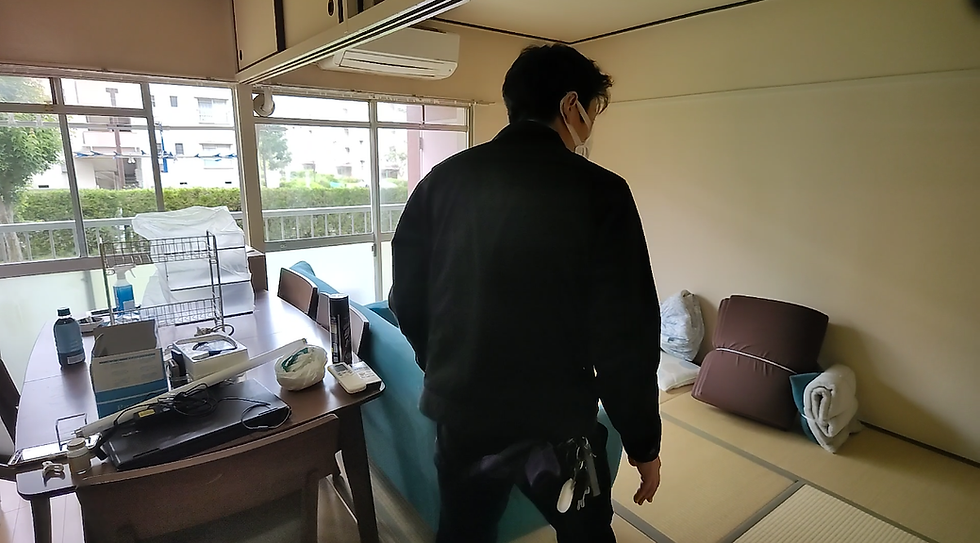 エアコン無料取り外し作業のご依頼を頂いた愛知県のお客様宅へ無料出張