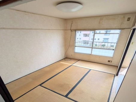 岩倉市の団地で一人暮らしの片付け後の室内の様子