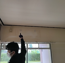 愛知県にてエアコン取り外し作業後の様子