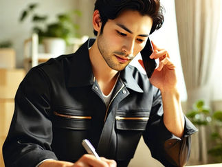 お客様からお電話のお問合せをいただき、お電話での仮見積もりや、直接のお見積り予約を承っているところです。