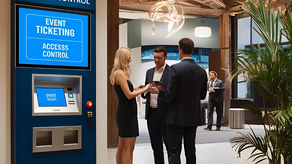 Smart digital ticketing system with contactless entry and QR code validation for events and venues.