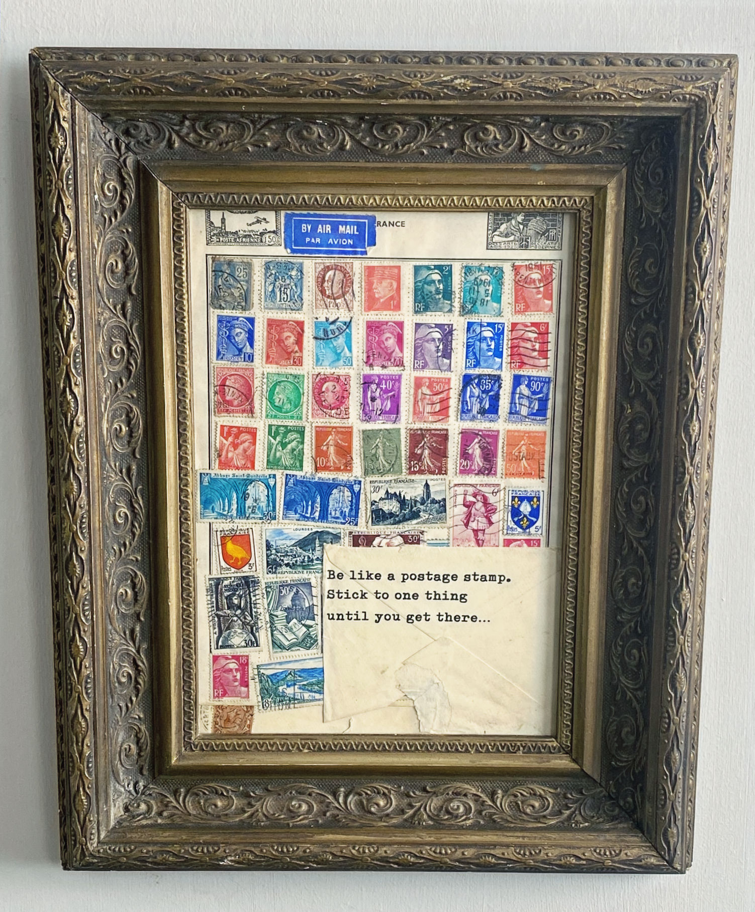 be like a postage stamp