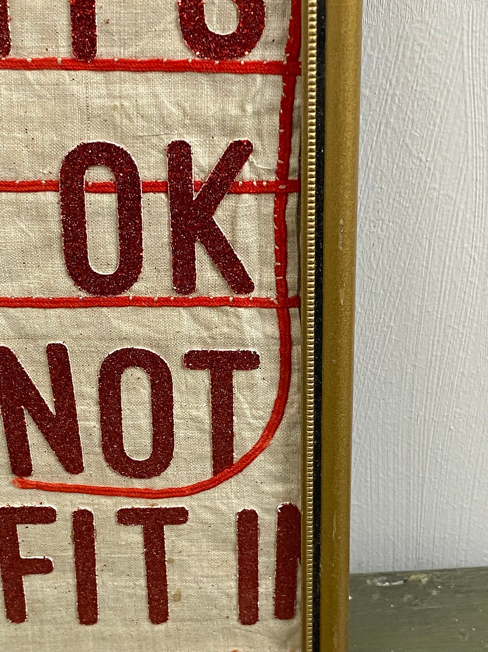 Thumbnail: it's ok not to fit i...