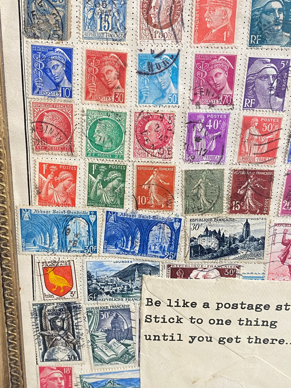 Thumbnail: be like a postage stamp