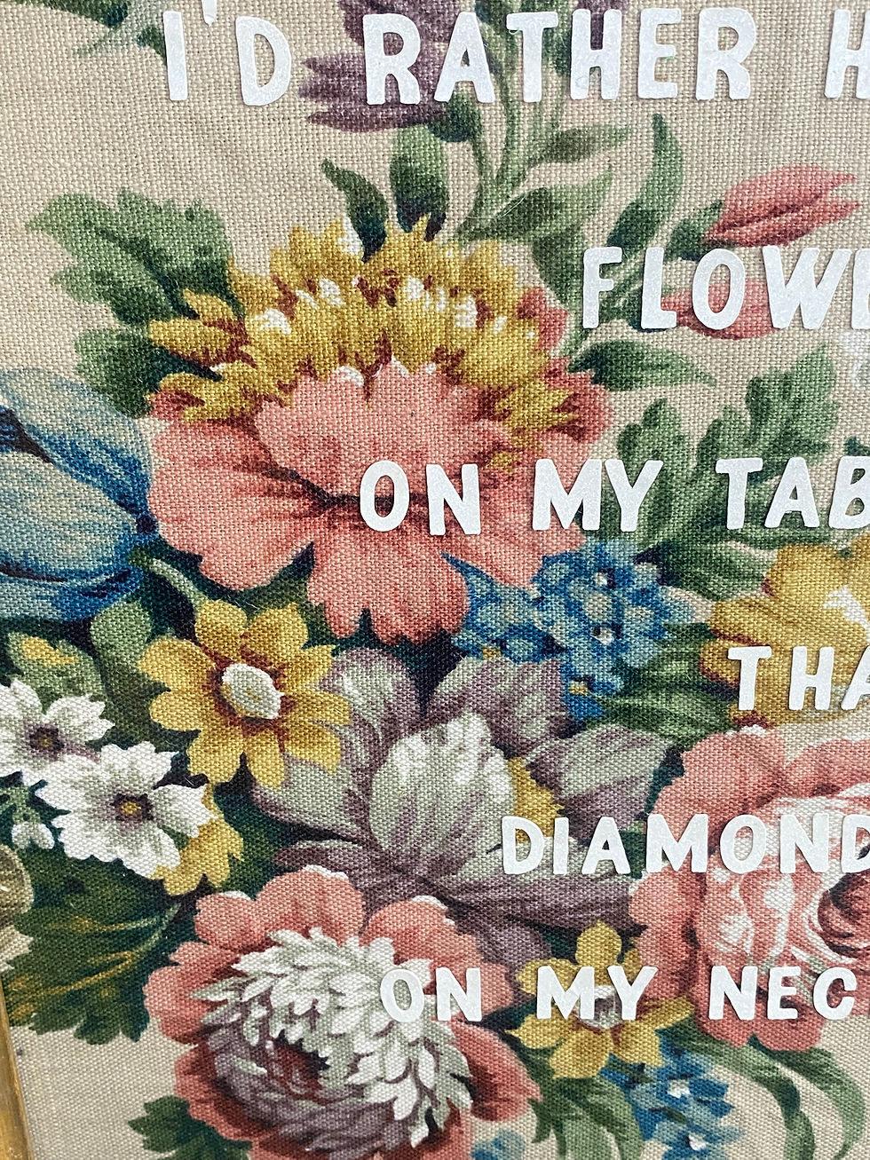 Thumbnail: i'd rather have flowers on my table