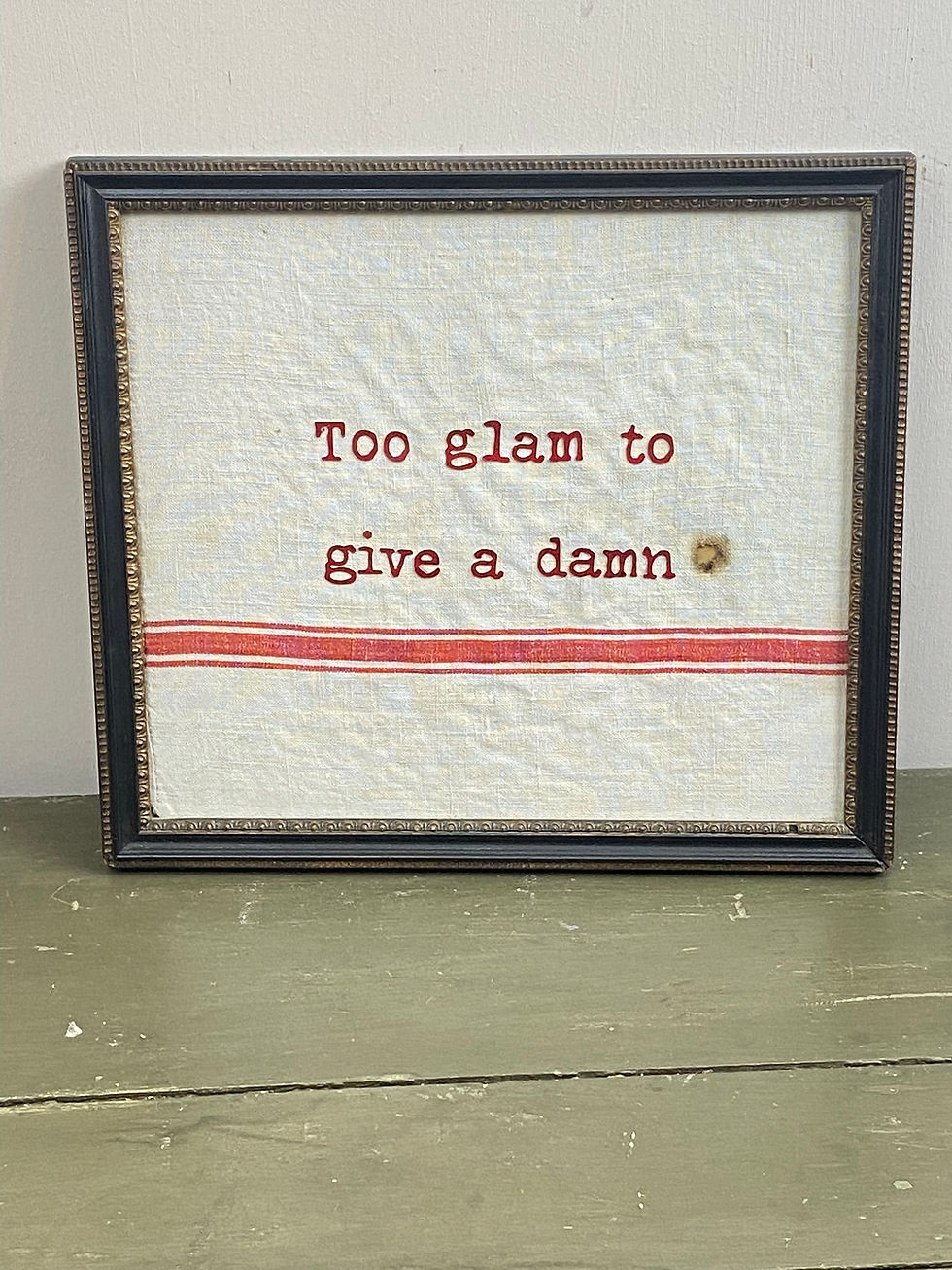 Thumbnail: too glam to give a damn