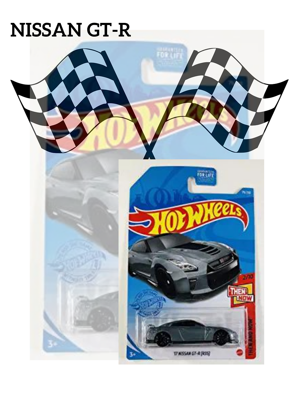 Hot Wheels Collector Car - Nissan GT-R GT3 Premium 1:64 Scale Diecast Model Car - View #4