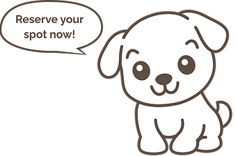 Reserve your Spot Now Vector