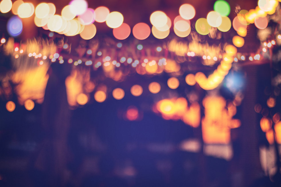 celebration with lights