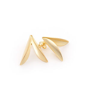 Ohrstecker Lea, goldplattiert