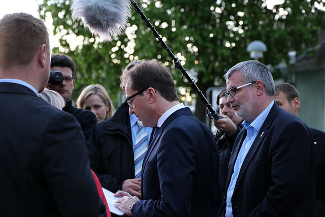 Innenminister Dobrindt auf einer Pressekonferenz