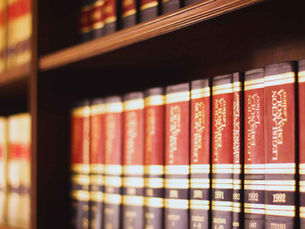 Lawbooks in a shelf