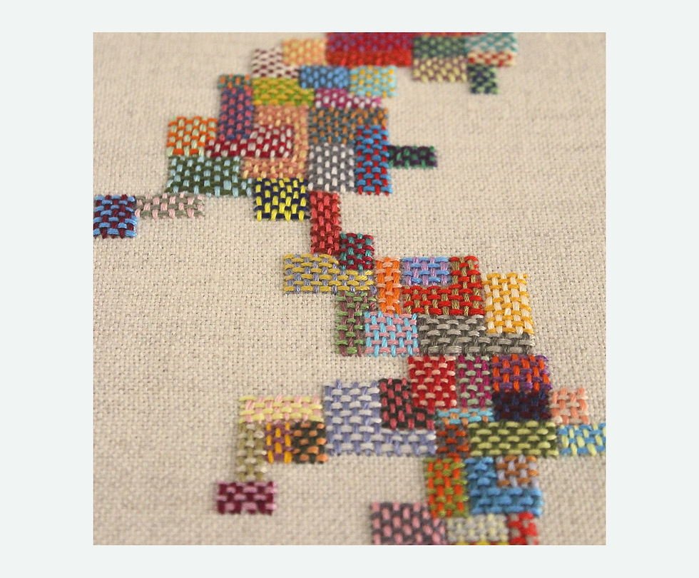 Opere d’arte. Arte e linguaggio, arte e ricamo giulia brindelli artista Milano