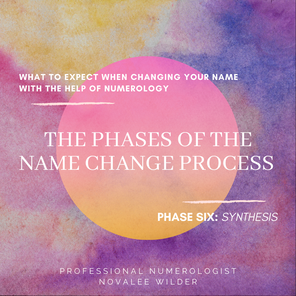 The Phases in a Name Change - 6
