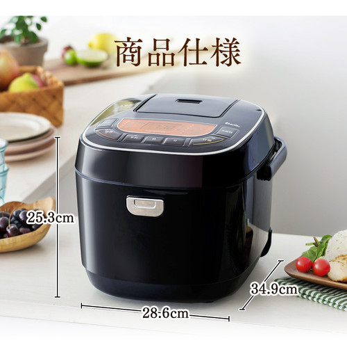 アイリスオーヤマ 米屋の旨み銘柄炊きジャー炊飯器10合 RC-MC10-B 