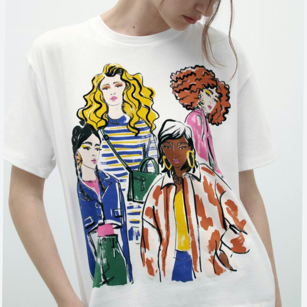 Camiseta tipo Zara Importada 