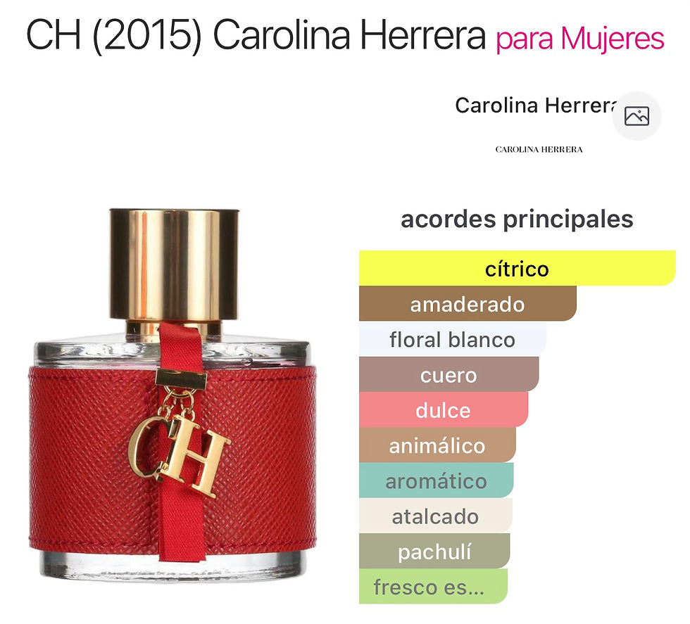 Miniatura: Perfume Carolina Herrera CH EDT