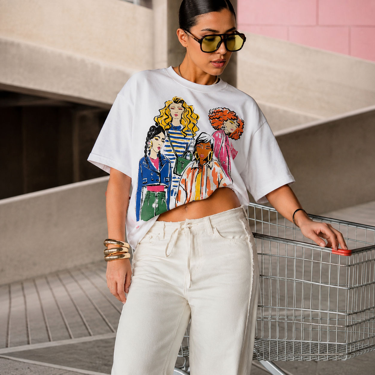 Camiseta tipo Zara Importada