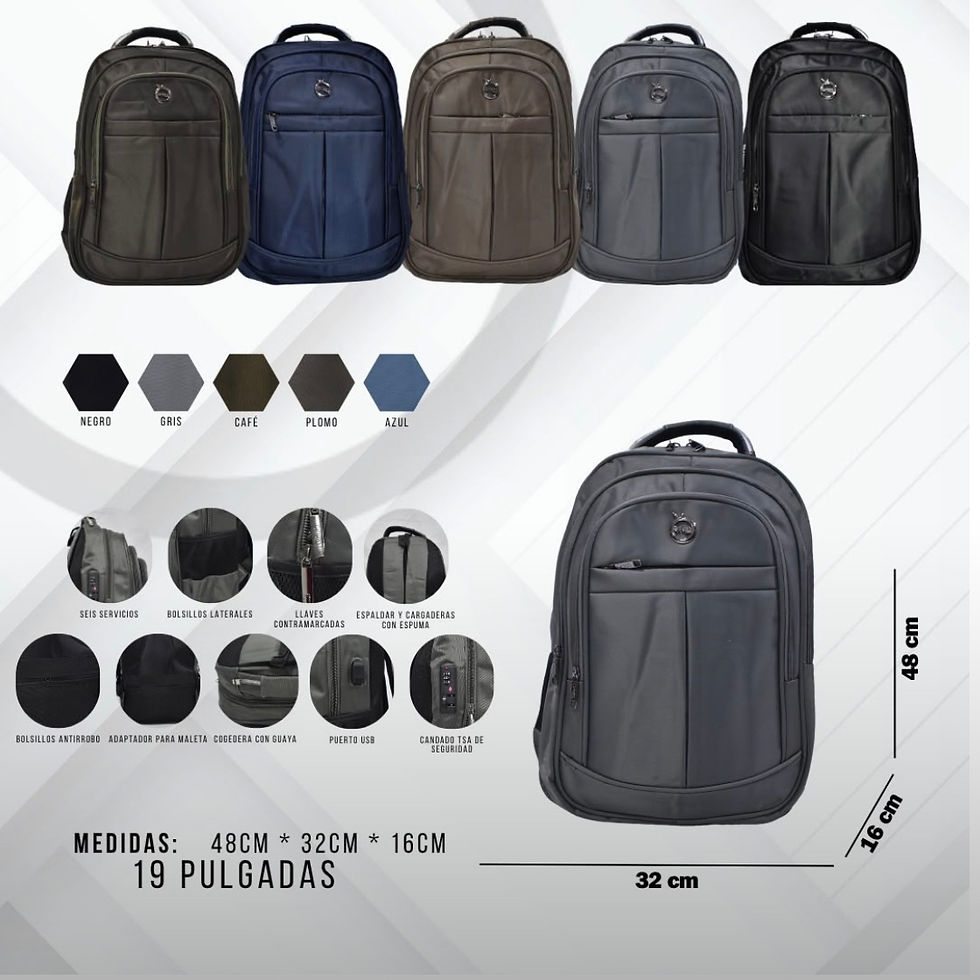 Miniatura: Morral ejecutivo 5 colores disponibles 👉🏻 Desliza Ref114