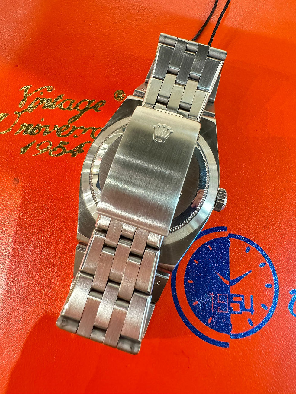 縮圖：Vintage Rolex Datejust 17014 鋼半自動石英款式 原裝黑色面BW3485