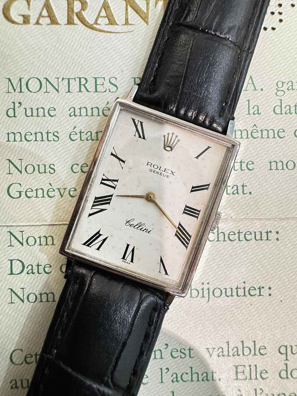 🌈🌈Vintage Rolex Cellini 3999 🤍原裝白面羅馬字⛓️手動上鍊機芯⛓️有出世紙 紅綠牌 書仔 🤍VU1687(廣華街店)