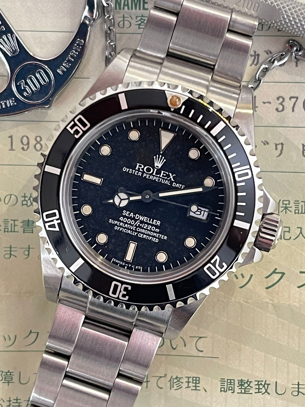 🌈🌈Vintage Rolex Sea-Dweller 16660 😈Full Set 出世紙 黑圈黑面 T25黑面🖤VU546 (旺角店)