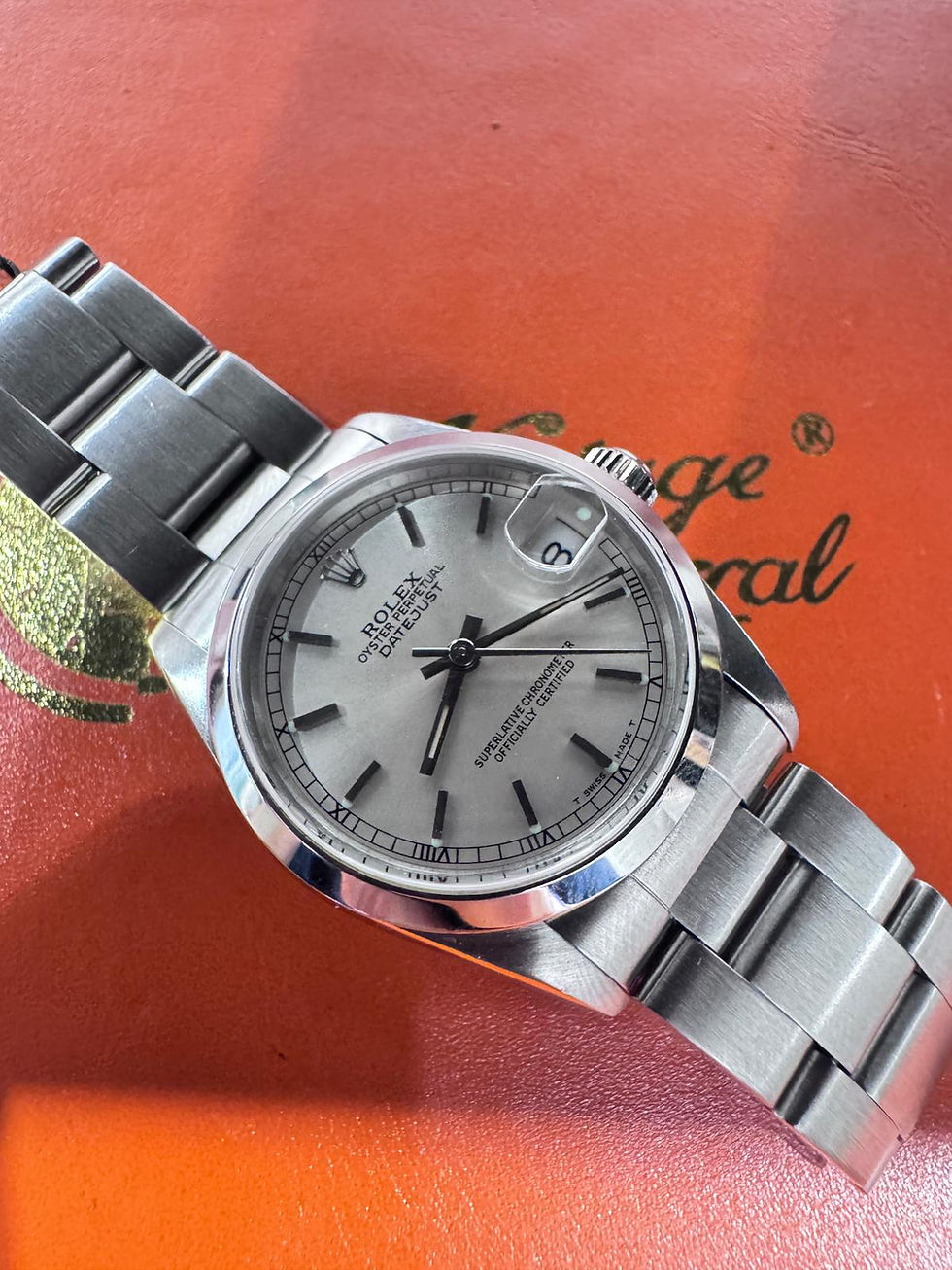 Thumbnail: 🌈🌈Vintage Rolex DateJust 68240🩶原裝銀面路軌羅馬字🩶C1976（廣華街店)