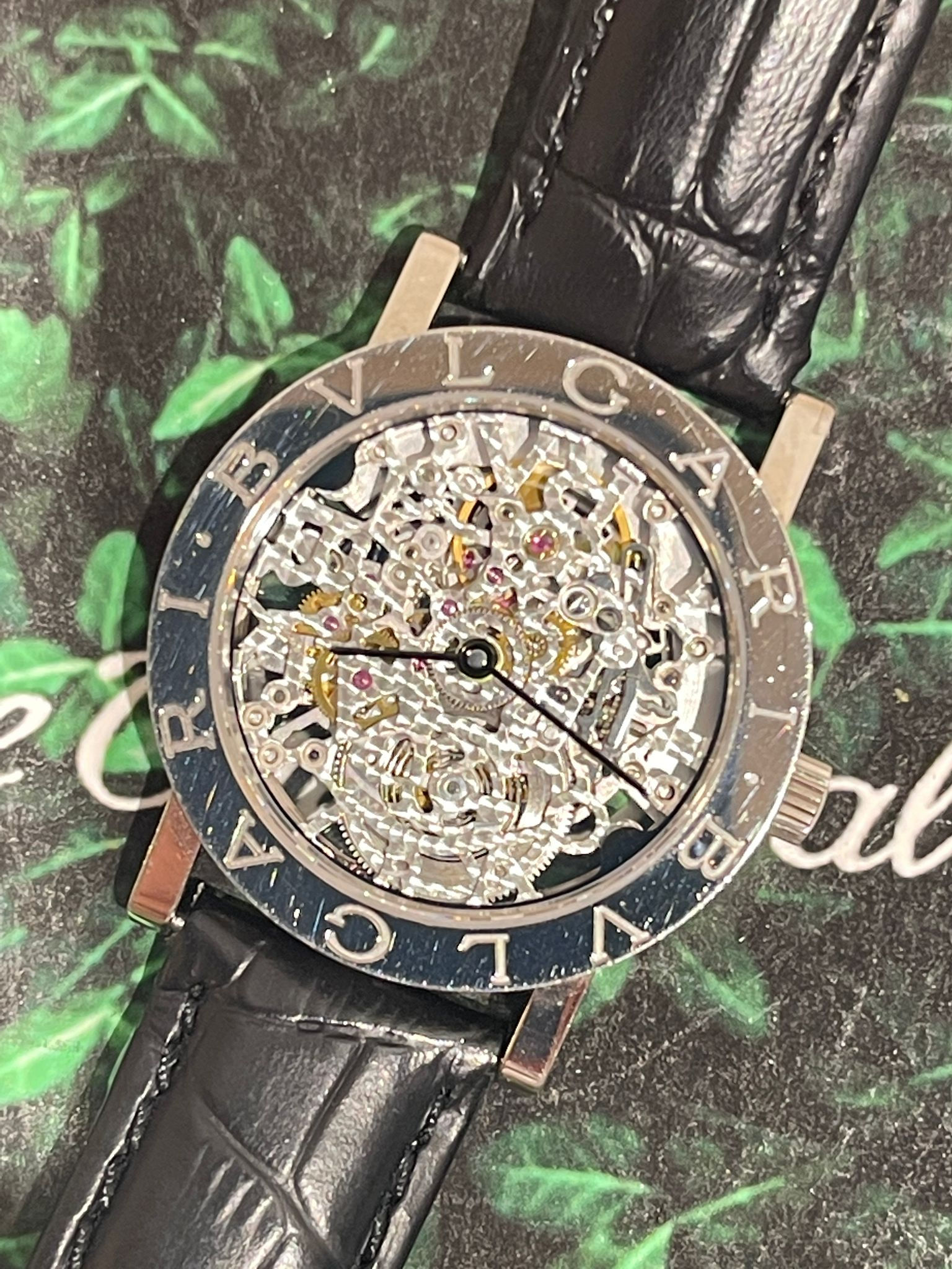 🌈🌈Bvlgari BBW33GLSKP⚙️18K白金 淨錶 33mm 樓空自動機芯 🤎🤎😃KCB536(旺角店)