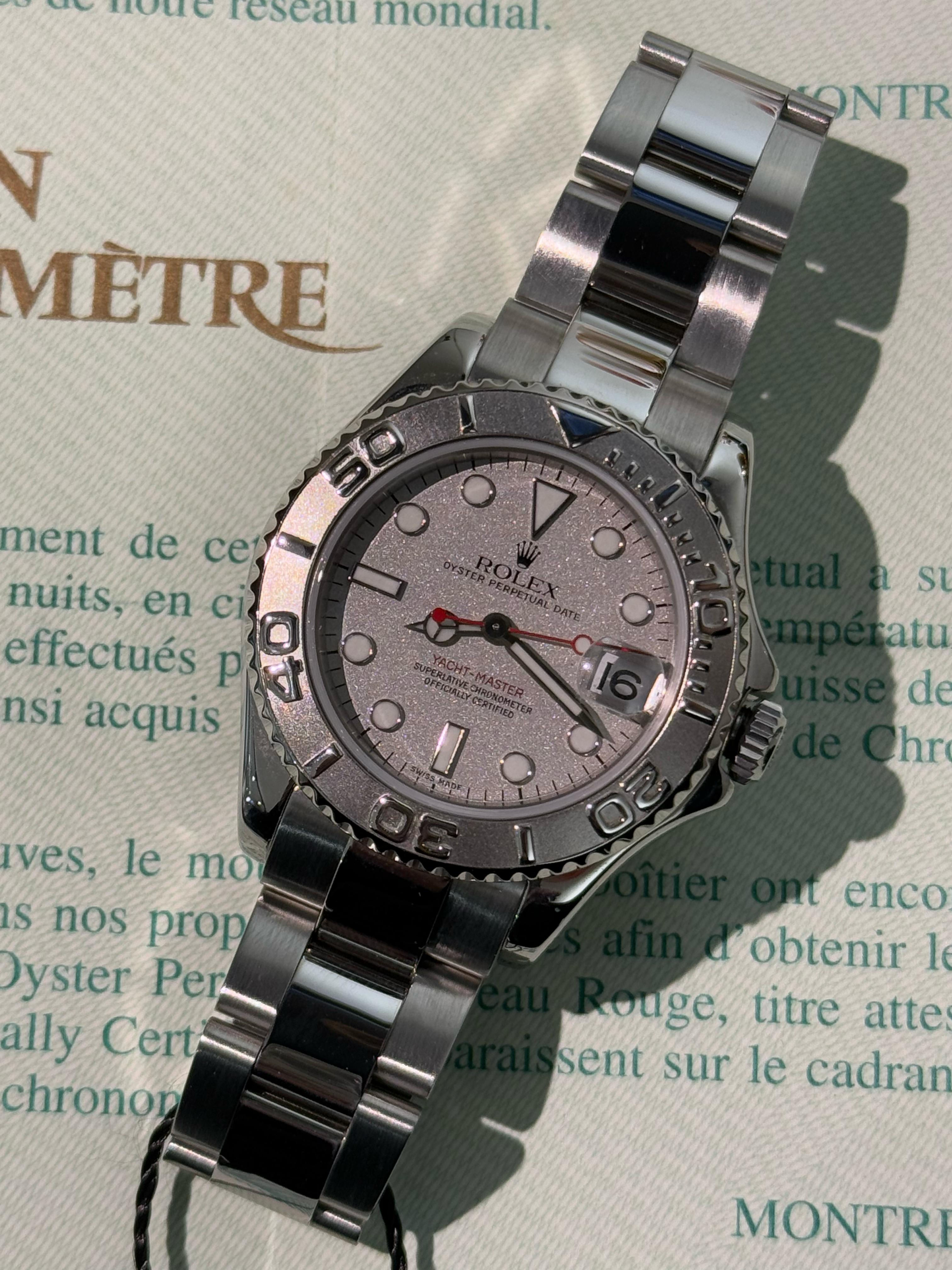 🌈🌈中裝遊艇系列🛥️35mm 自動機芯 連香港出世紙📄綠色牌💚Rolex Yacht Master 168622👔1056C(廣華街店)