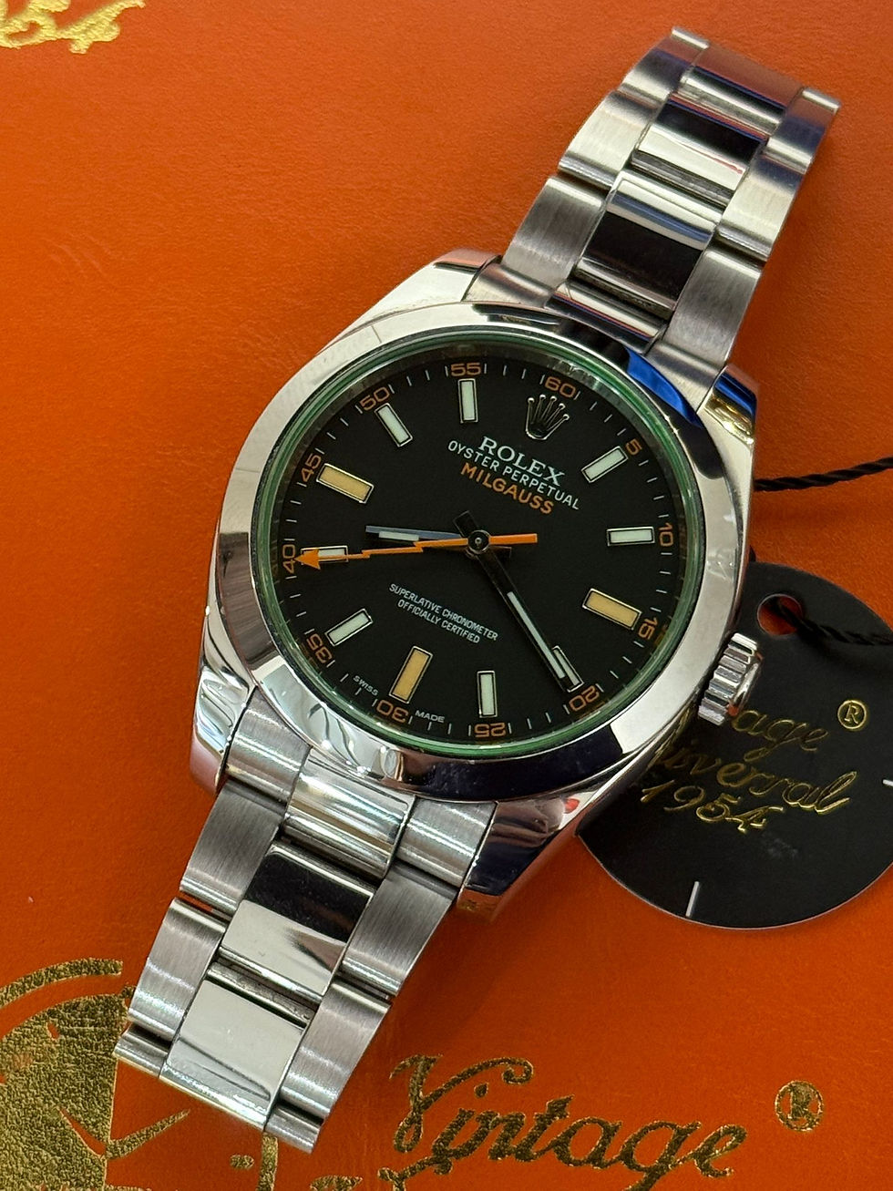 🌈🌈Rolex MILGAUSS 116400GV💚VU2350(廣華街店)