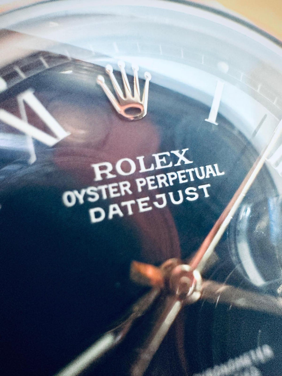 Thumbnail: 🌈🌈Vintage Rolex DateJust 1600❤️原裝藍巴克利面🤎VU3029（廣華利店）