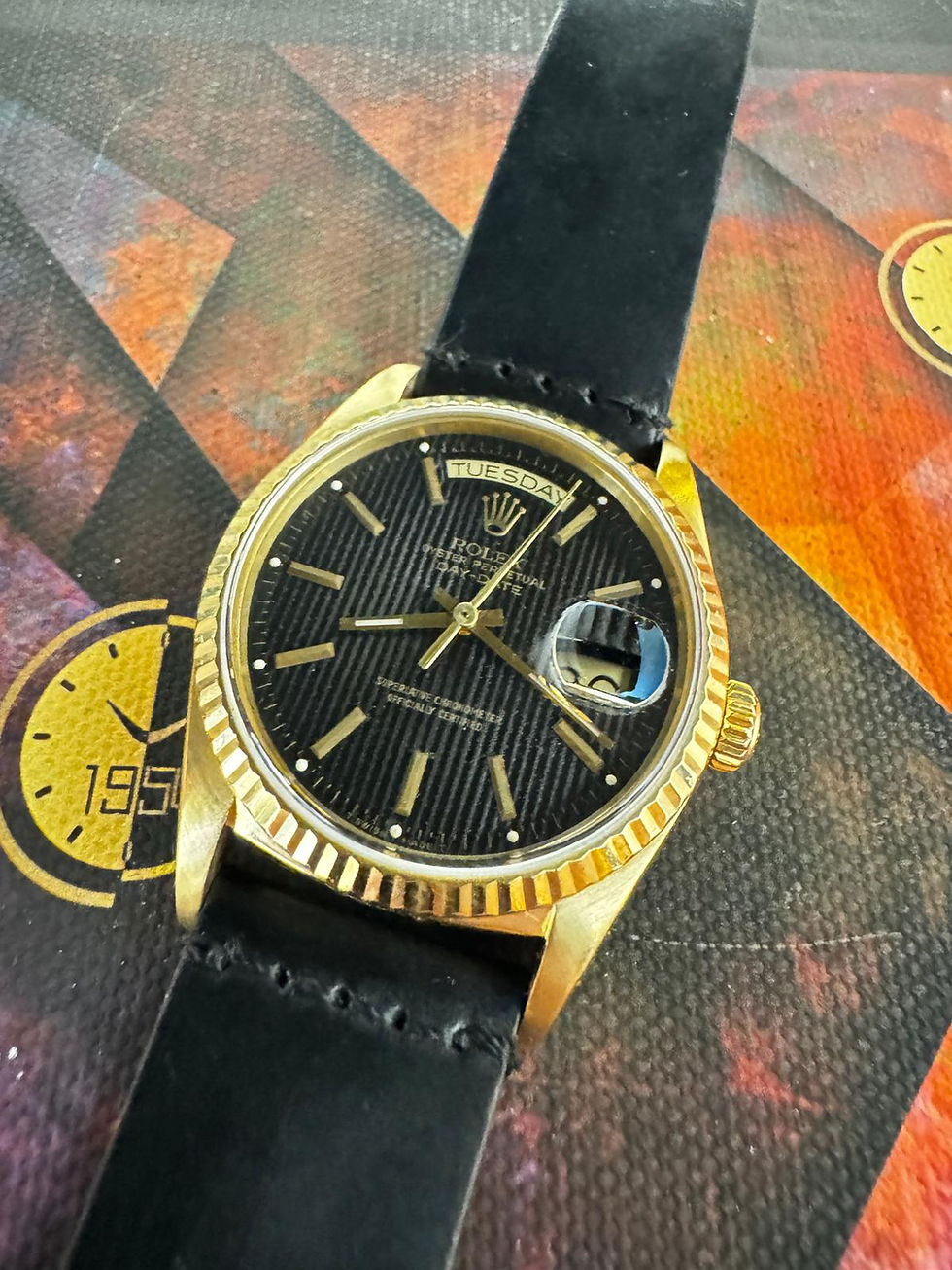 🌈🌈Vintage Rolex DayDate 18038🖤原裝黑幕面 淨錶🖤990C(廣華街店)