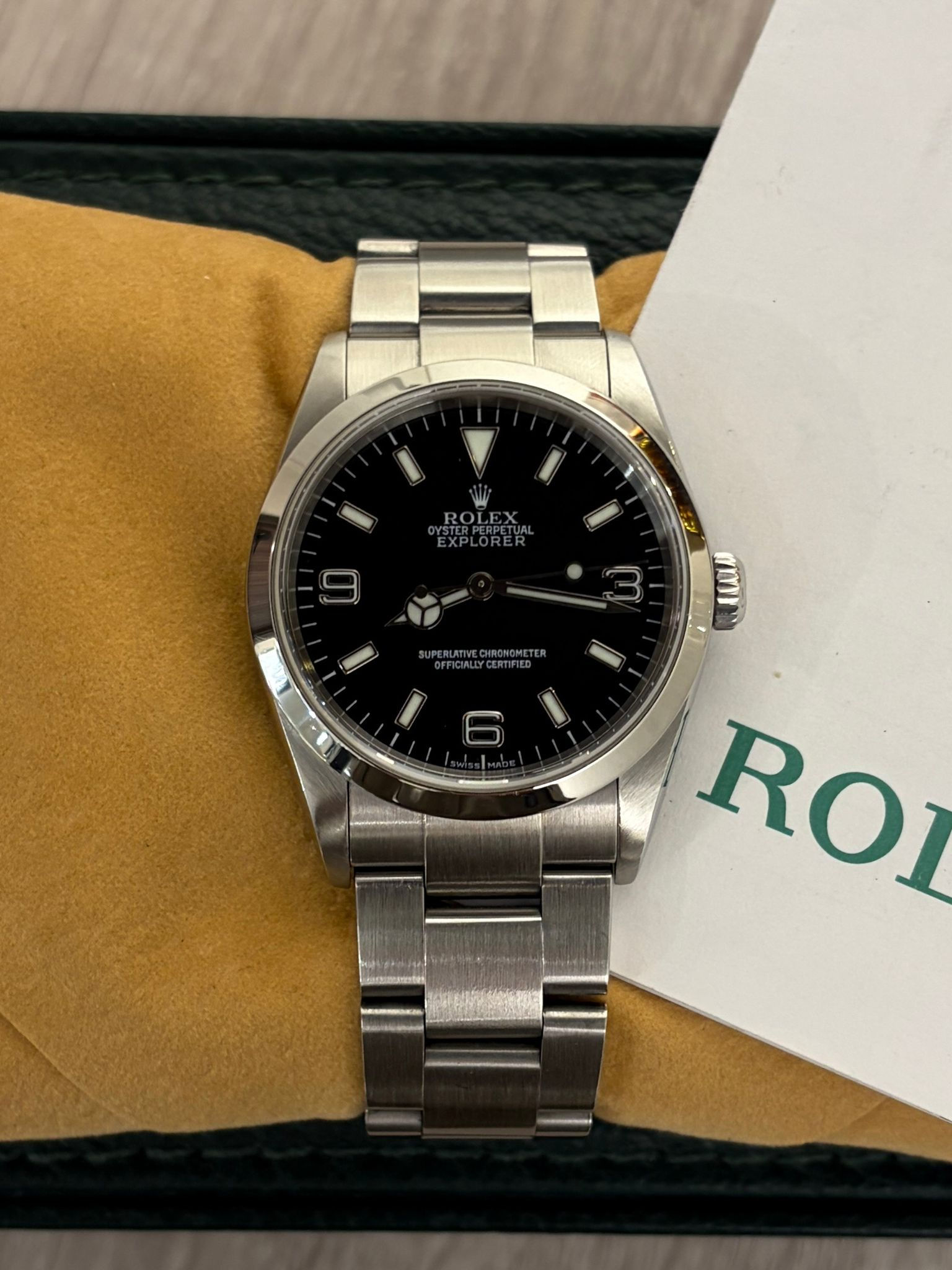 🌈🌈Rolex Explorer I 114270🖤原裝SM黑面👍🏻VU2729(廣華街店）