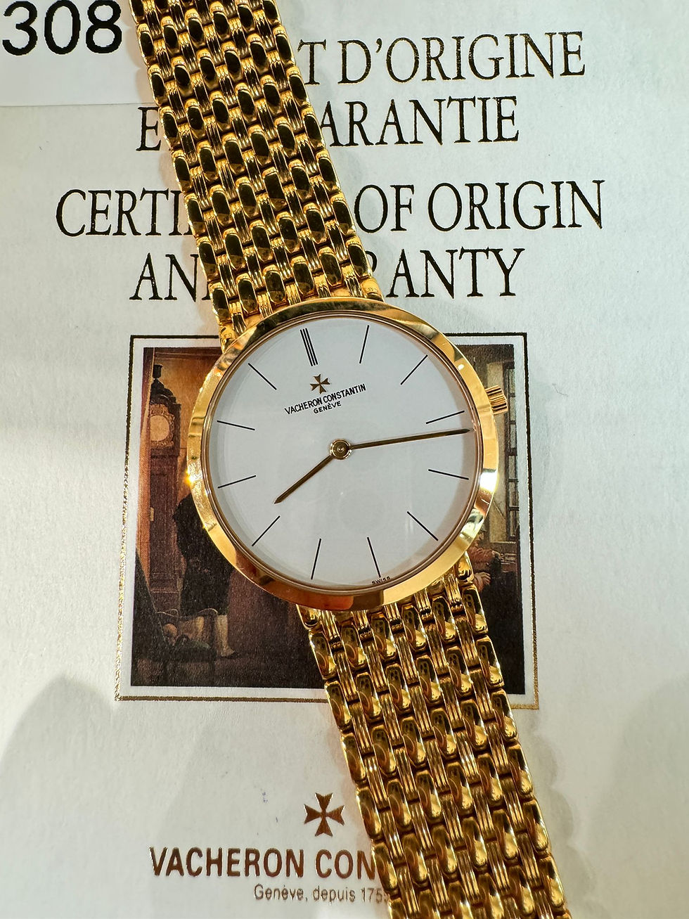 Vacheron Constantin Patrimony 33093/454J-2 18K黃金款式 BW2126