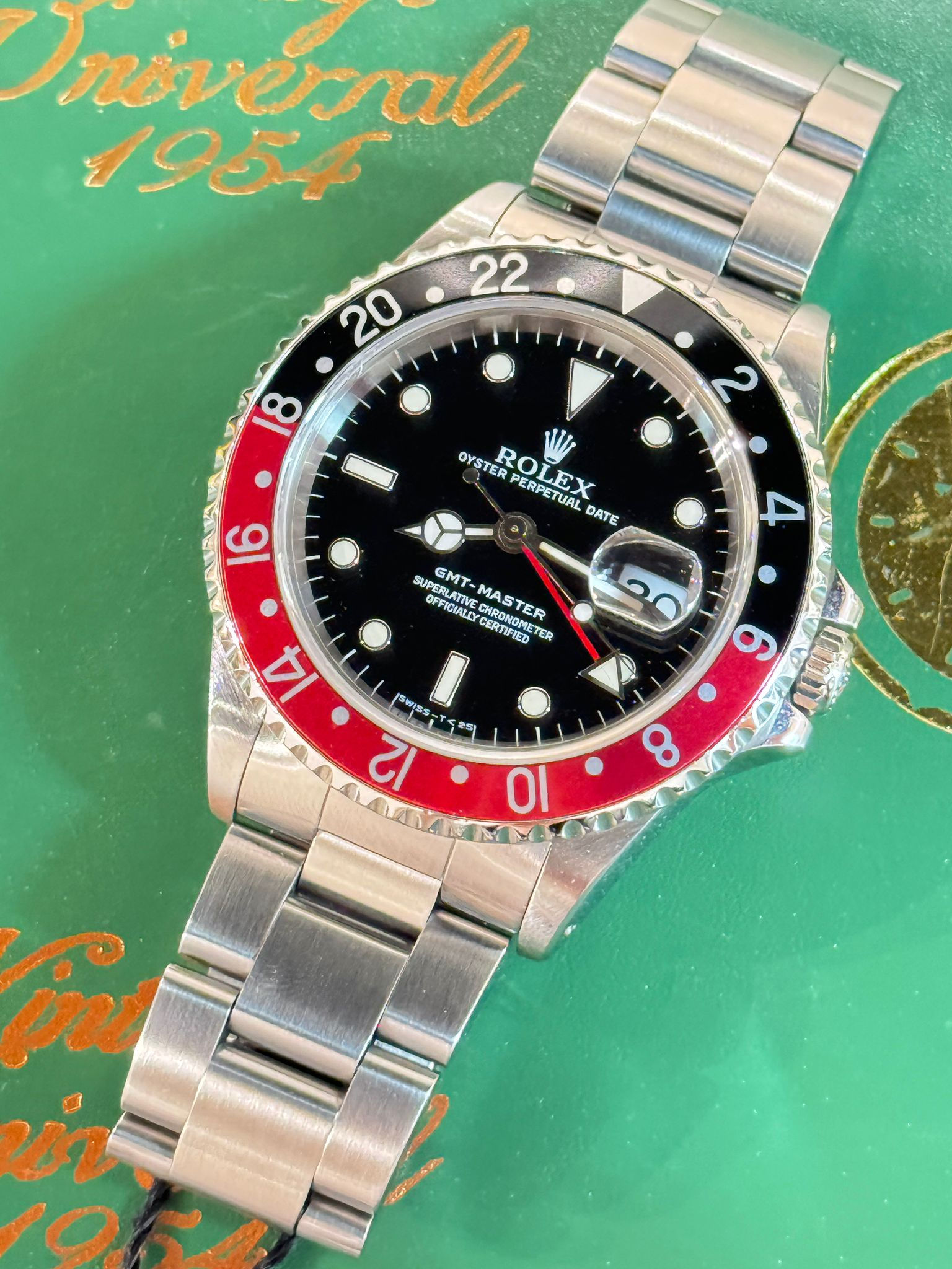 Vintage Rolex GMT - MASTER II 16700 T-25黑面 可樂 KCB697