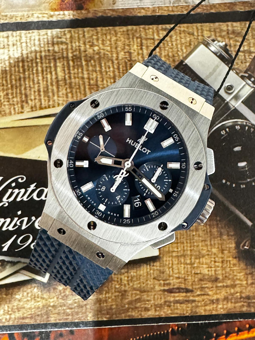 🌈🌈Hublot Big Bang 44 mm 301.SX.7170.LR💙原裝藍面 計時款式 原裝膠帶💙488C(旺角店)