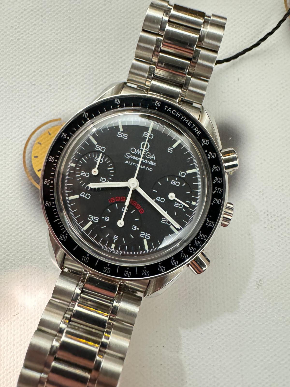 🌈🌈Omega Speedmaster 3510.5100 意甲傳統勁旅AC米蘭版🌖小月球原裝黑圈黑面❤️39mm 自動機芯 淨錶🖤VU2006(廣華街